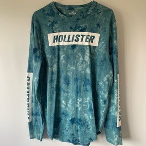 Blue Mens Hollister Long Sleeve